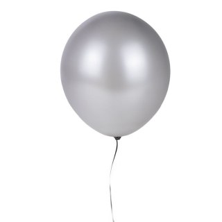 Balon gumowy metaliczny srebrny 12cal Fiorello (170-2765)