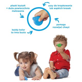 Kredki świecowe Misiaki Baby 42958 48 kol. Carioca (160-2217)