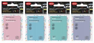 Notes samoprzylepny (karteczki) przeźroczyste różne 50k [mm:] 510x760 Beniamin (63360)