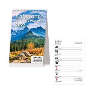 Kalendarz biurkowy pionowy tygodniowy Sztuka Rodzinna (S513-27)