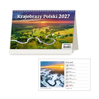 Kalendarz biurkowy tygodniowy Krajobraz Polski Sztuka Rodzinna (S501-27)