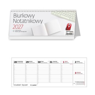 Kalendarz biurkowy tygodniowy notatnikowy Sztuka Rodzinna (S507-27)