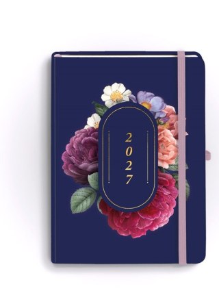 Kalendarz książkowy (terminarz) 2027 Botanical dzienny, Blask B6 180mm x 125mm Antra (Kal001573)