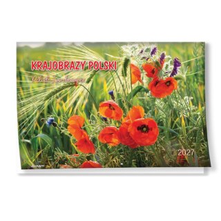 Kalendarz ścienny KRAJOBRAZY POLSKI wieloplanszowy 285mm x 410mm Avanti (KA-7)