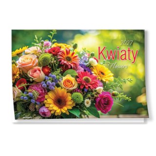Kalendarz ścienny KWIATY wieloplanszowy 285mm x 410mm Avanti (KA-8)