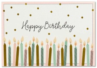 Kartka składana Karnety Mini Happy Birthday Peter Pauper Press