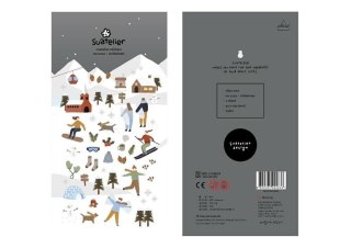Naklejka (nalepka) Suatelier Ferie Zimowe Sztuka Rodzinna
