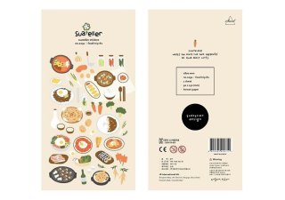 Naklejka (nalepka) Suatelier ozdobne Jedzenie Azja Sushi Sztuka Rodzinna
