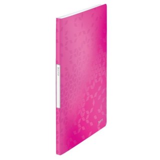 Teczka ofertowa Wow A4 kolor: różowy 20 kieszeni [mm:] 231x310 Leitz (46310023)