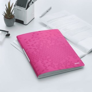Teczka ofertowa Wow A4 kolor: różowy 20 kieszeni [mm:] 231x310 Leitz (46310023)