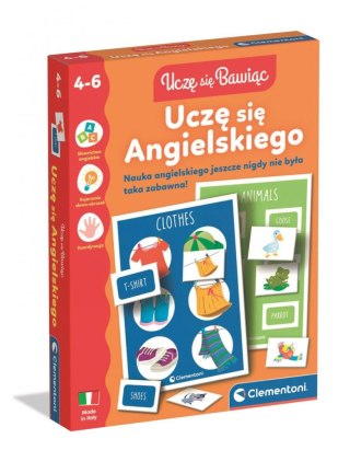 Gra edukacyjna UCZĘ SIĘ BAWIĄC UCZĘ SIĘ ANGIELSKIEGO Clementoni (50435)