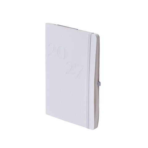Kalendarz książkowy (terminarz) 2027 Kolekcja limitowana tygodniowy, White A5 210mm x 145mm Antra (KAT01013)