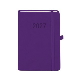 Kalendarz książkowy (terminarz) 2027 MEMOFIX tygodniowy B6 Antra (fioletowy)