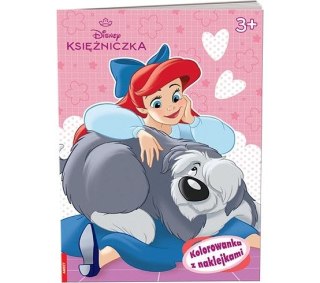 Książka dla dzieci Disney Księżniczka. Kolorowanka z Naklejkami Ameet (NA 9150)
