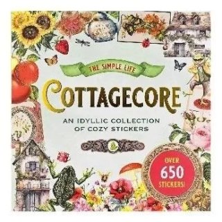 Naklejka (nalepka) Książka z naklejkami Cottagecore Peter Pauper Press