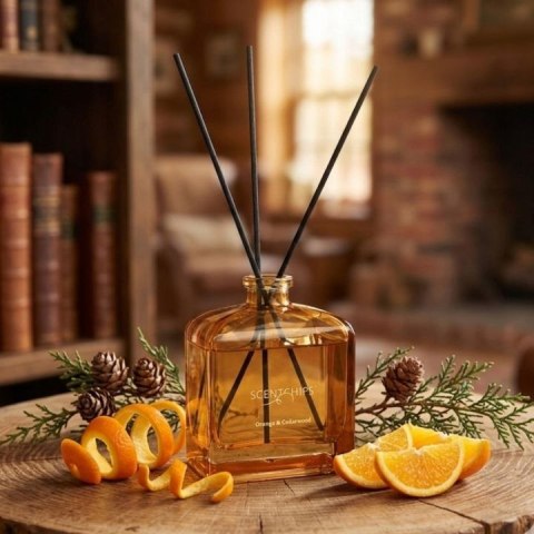 Odświeżacz powietrza Dyfuzor patyczkowy Scentchips Harmony Orange & Cedarwood 250ml 250ml Pavoncella (8716516204529)