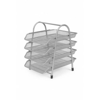 Szuflada na dokumenty srebrny metal [mm:] 350x300x 350 Tres (SPŁ4A/SR)