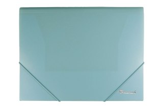 Teczka PP Titanum z gumką A4 niebieska mat (TGM4BL)