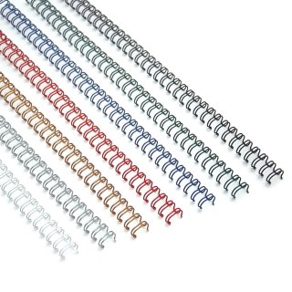 Grzbiety do bindowania A4 czarne metalowe śr. 4,8mm Argo (424042)