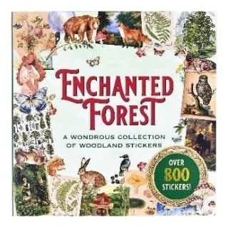 Naklejka (nalepka) Książka z naklejkami Enchanted Forest Peter Pauper Press