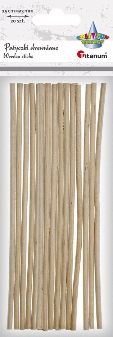 Ozdoba drewniana Craft-Fun Series patyczki Titanum (178249X)