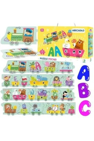 Puzzle POCIĄG ABECADŁO 21 el. Gagagu (DOP300149)
