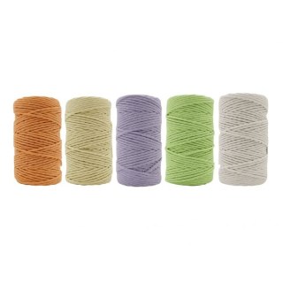 Sznurek ozdobny, pastel pomarańczowy 50m Tierra