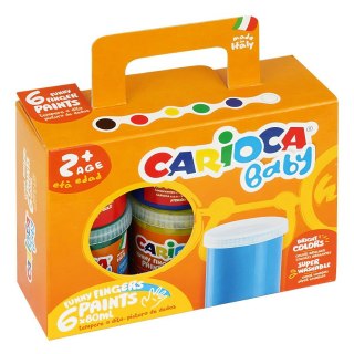 Farba do malowania palcami 80ml 6 kolor. Carioca (KO023)