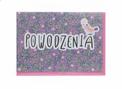Kartka składana A5 A5 CHRZEST POWODZENIA PTASZEK Henry (5908451983604)