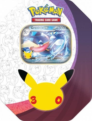 Karty Pokémon TCG: 30th Celebration - Tin - Greninja ex Rebel (196214147027)