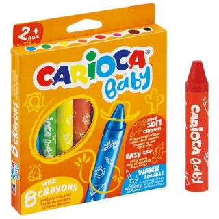 Kredki świecowe Baby 8 kol. Carioca (42892)