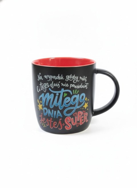 Kubek wielokrotnego użytku Miłego dnia jesteś super 360ml Kukartka (TB-003)