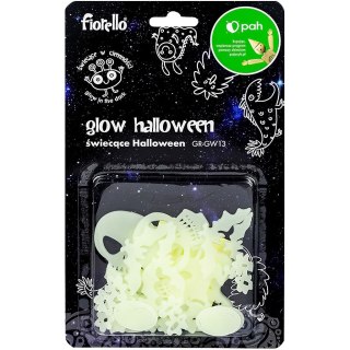 Naklejka ścienna Fluorescencyjna Halloween miks 18 szt Fiorello (170-2809)