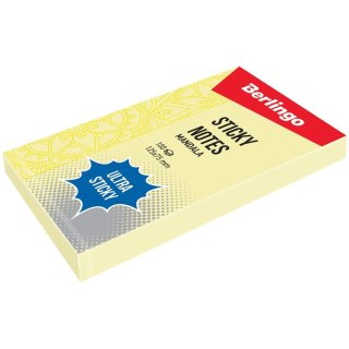 Notes samoprzylepny (karteczki) żółte 100k [mm:] 125x75 Berlingo (287187)