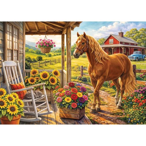 Puzzle Koń na farmie 1000 el. Trefl (10991)