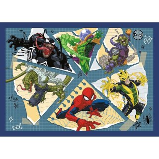 Puzzle Spiderman Sieć zabawy 4x88 el. Trefl (34705)