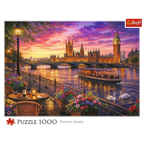 Puzzle Wieczór nad Tamizą, Londyn 1000 el. Trefl (10947)