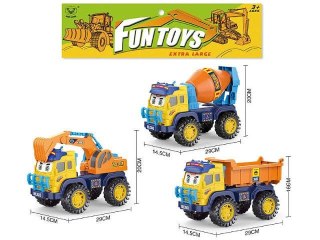 Samochód BUDOWA 30CM 3WZ. BA1076 Bigtoys (BA1076)