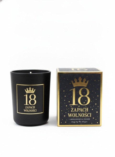 Świeca The Crown-18M biały Pan Dragon (5907195304959)