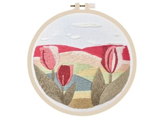 Zestaw kreatywny Craft-Fun Series Zestaw do haftowania - tulipany Titanum (11LC1217)