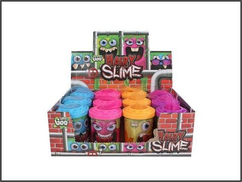 Glut Masa Slime Włochaty Potwór 100gram 4-rodzaje 8cm Hipo (622208)