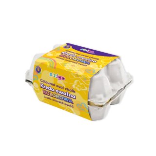 Kreda chodnikowa owalna 6 kolorów Strigo (SSC413)