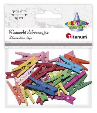 Ozdoba drewniana Craft-Fun Series klamerki Titanum (C039)