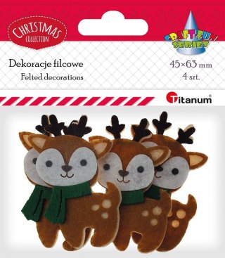 Ozdoba filcowa Craft-Fun Series Renifer Titanum (26CR0236)