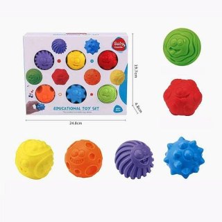 Piłeczka zestaw 6szt. sensoryczne Smily Play (SP84508)