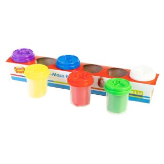 Plastelina 6 kol. 6 tub ciasto-masa mix 56g Smily Play (SP83350)