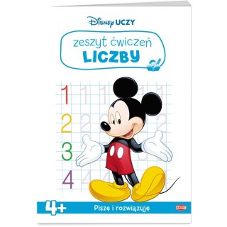 Książka dla dzieci Disney Uczy. Zeszyt ćwiczeń. Liczby Ameet (UDZ 9302)