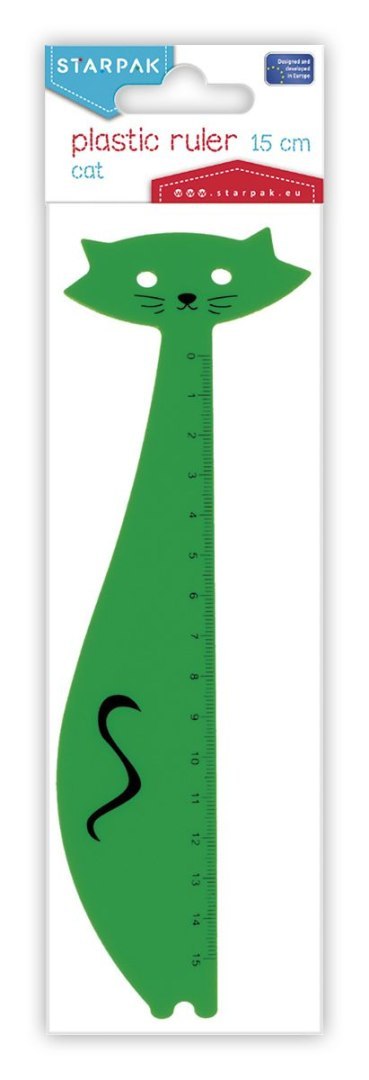 Linijka plastik 15cm Starpak (447744)
