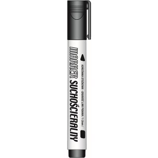 Marker suchościeralny wkład czarny 1-2mm okrągła końcówka Tetis (KM107-VO)