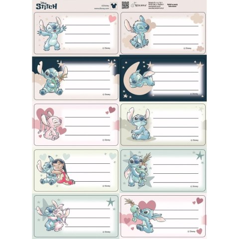 Naklejka na zeszyt Stitch Beniamin